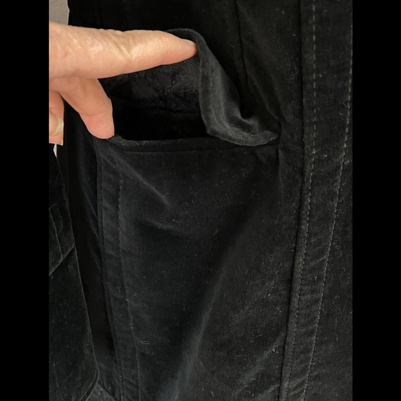 Chico’s black velvet jacket 4 - Picture 10 of 14